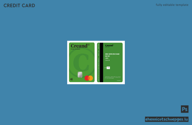 Andorra Creand Credit Financial Group Vertical Mastercard – Beispielvorschau